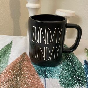 Rae Dunn SUNDAY FUNDAY Coffee Mug